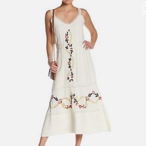 Nanette Lepore Floral Lace Embroidered Dress Size 6 Like New